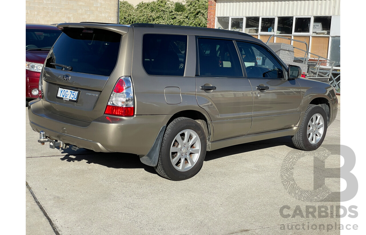 10/2007 Subaru Forester XS MY08 4d Wagon Gold 2.5L