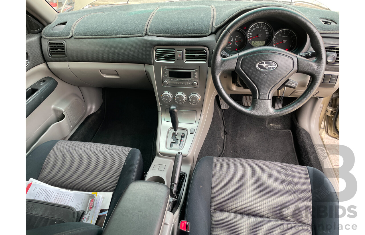 10/2007 Subaru Forester XS MY08 4d Wagon Gold 2.5L