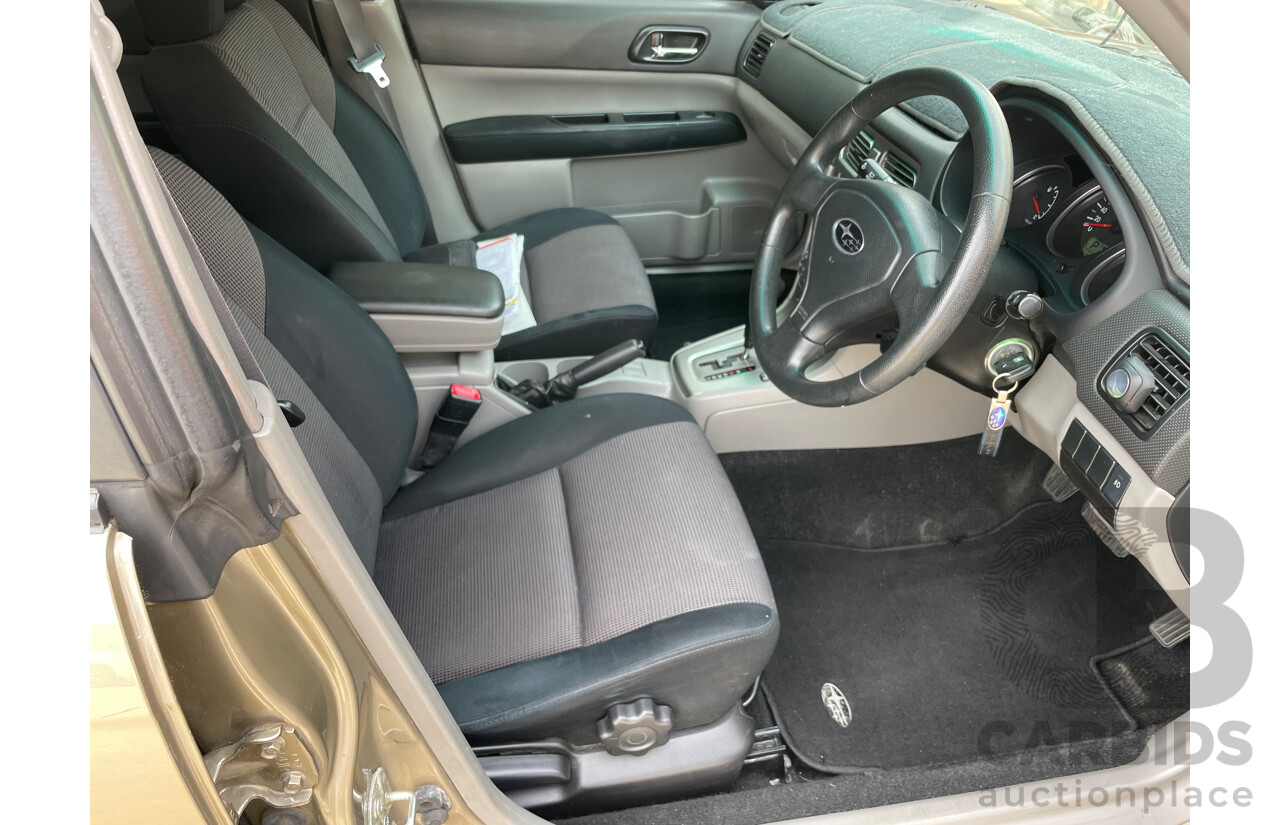 10/2007 Subaru Forester XS MY08 4d Wagon Gold 2.5L