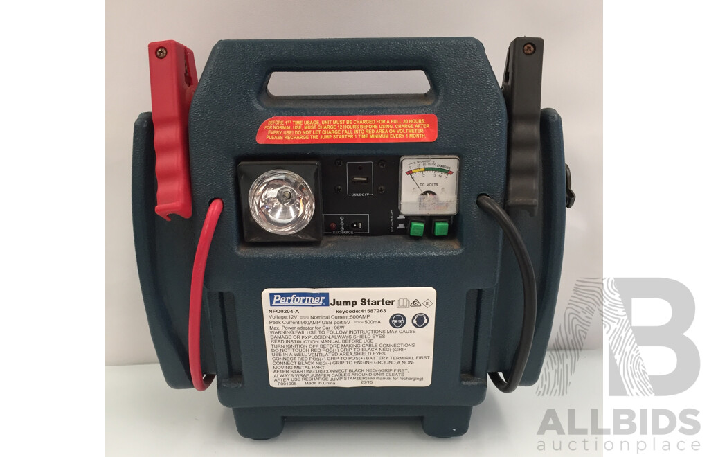Performer 900Amp Jump Starter