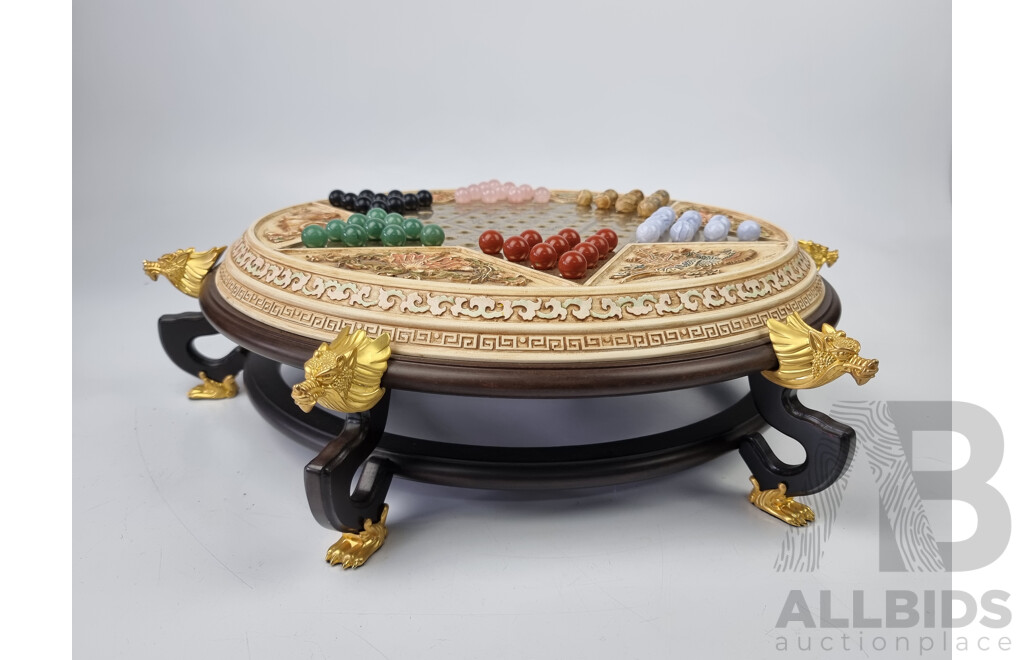 Deluxe Chinese Checkers Set by the Franklin Mint