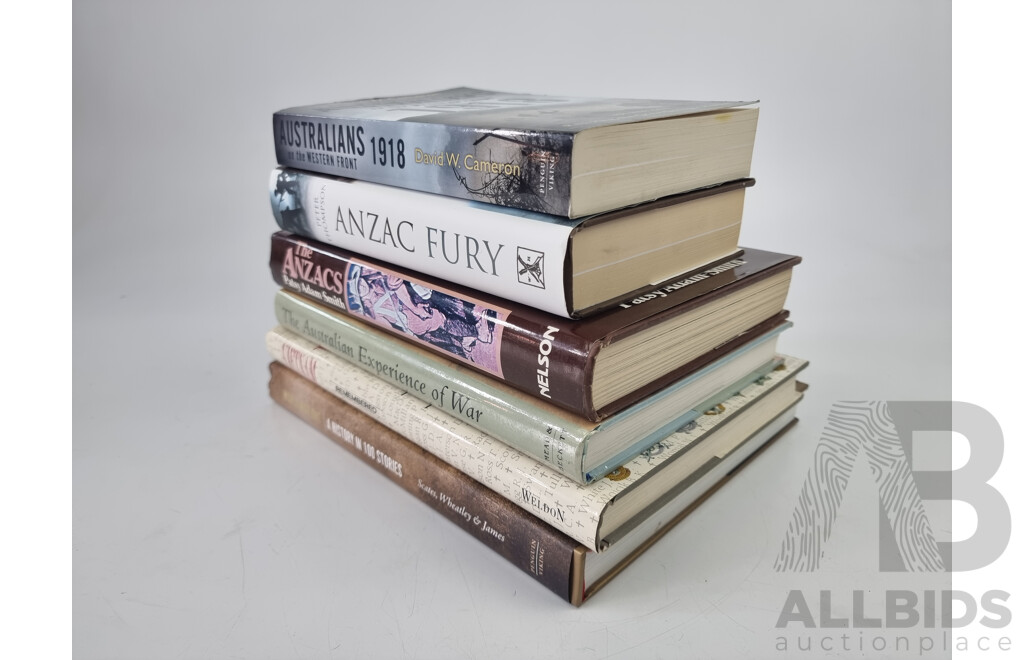 Collection of Books, Australia at War, Quantity of 6
