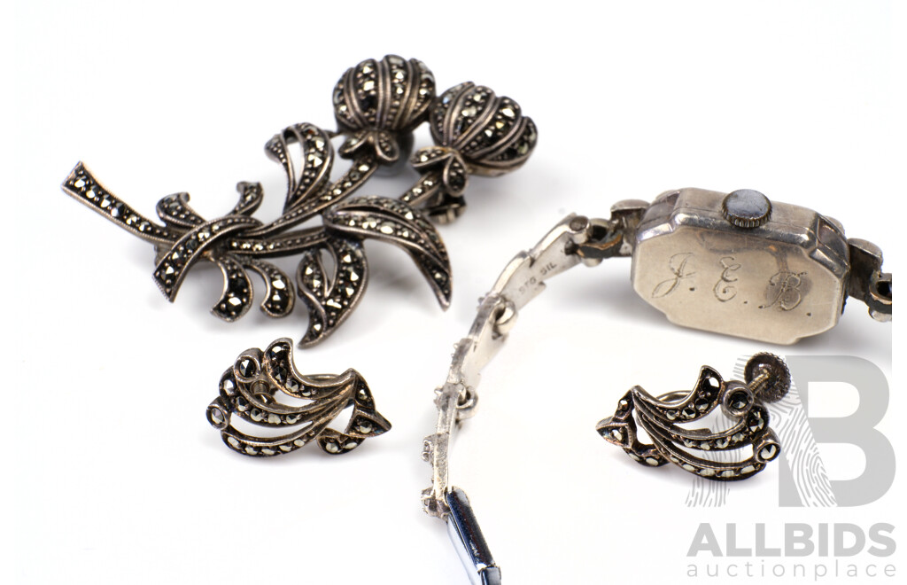Collection of Silver and Marcasite - Lot 1456812 | ALLBIDS