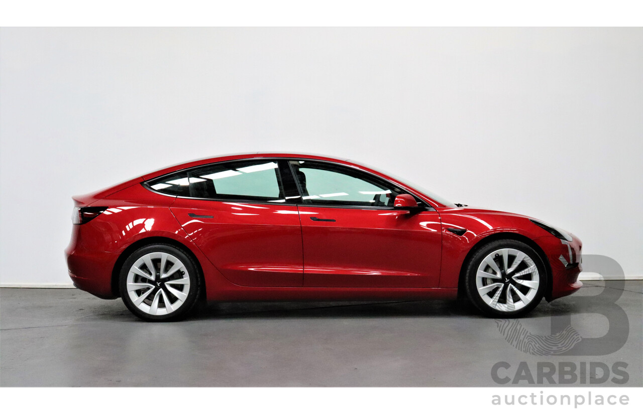 04/2021 Tesla Model 3 E5DB Long Range Dual Motor Red 4 door Sedan - Dedicated Electric