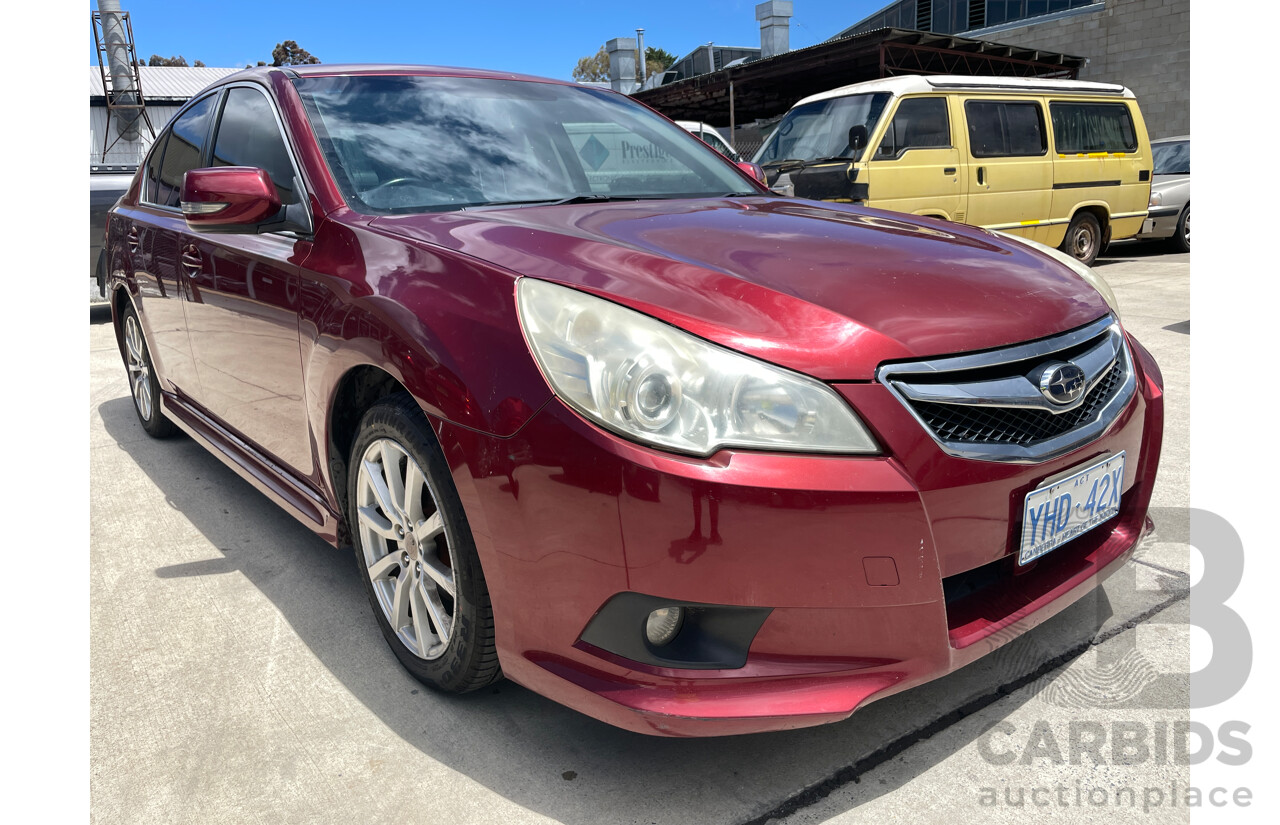 1/2009 Subaru Liberty 2.5i MY10 4d Sedan Maroon 2.5L