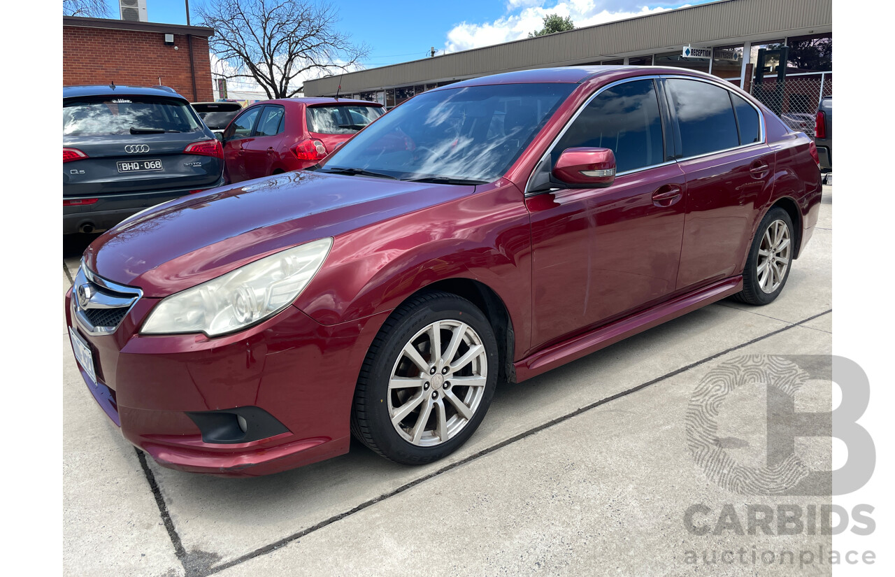 1/2009 Subaru Liberty 2.5i MY10 4d Sedan Maroon 2.5L