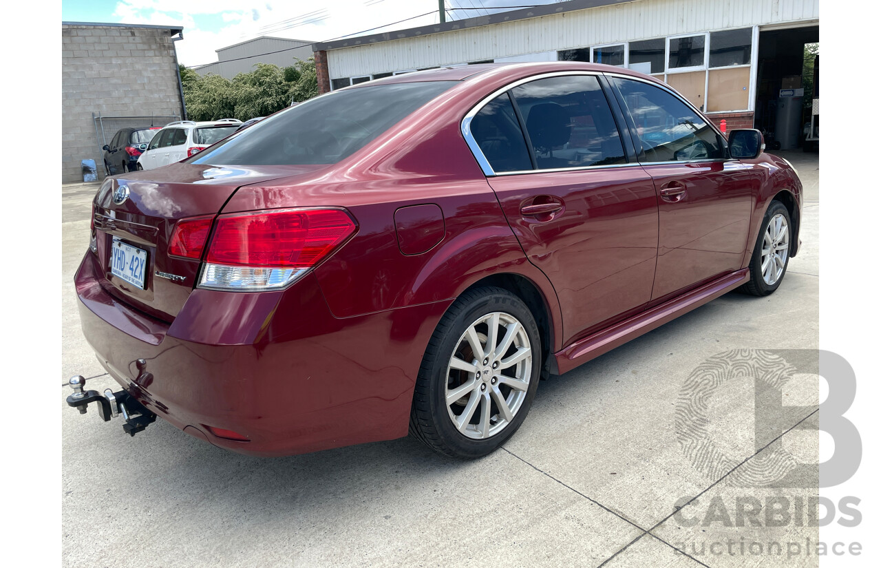 1/2009 Subaru Liberty 2.5i MY10 4d Sedan Maroon 2.5L