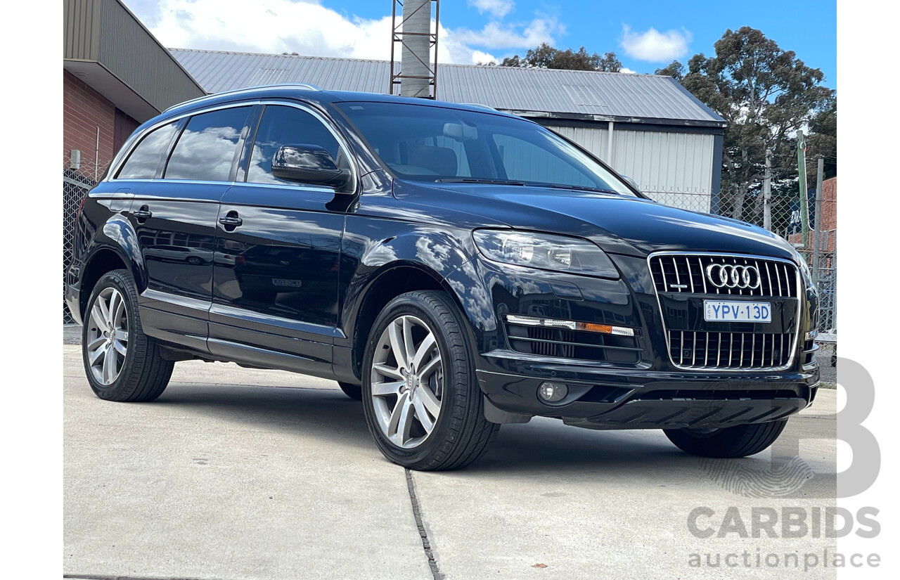 9/2010 Audi Q7 3.0 TDI Quattro MY10 UPGRADE 4d Wagon Black 3.0L