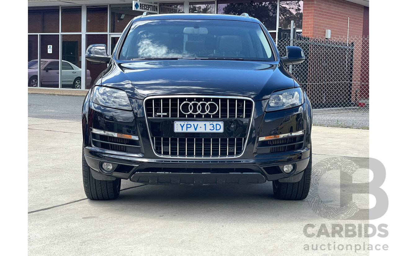 9/2010 Audi Q7 3.0 TDI Quattro MY10 UPGRADE 4d Wagon Black 3.0L