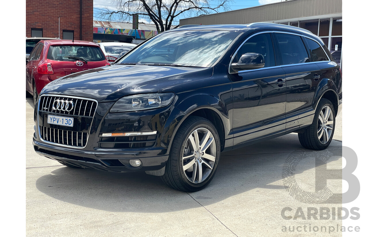 9/2010 Audi Q7 3.0 TDI Quattro MY10 UPGRADE 4d Wagon Black 3.0L