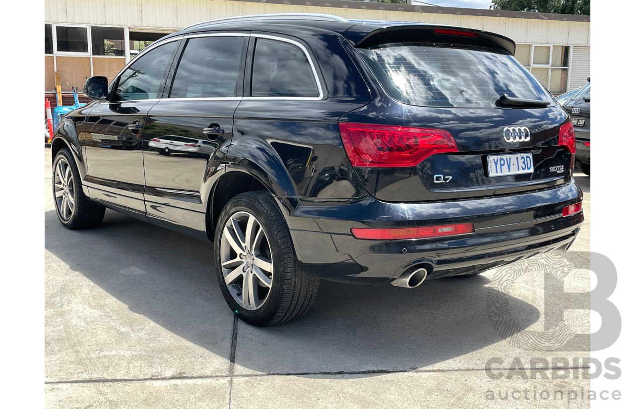 9/2010 Audi Q7 3.0 TDI Quattro MY10 UPGRADE 4d Wagon Black 3.0L