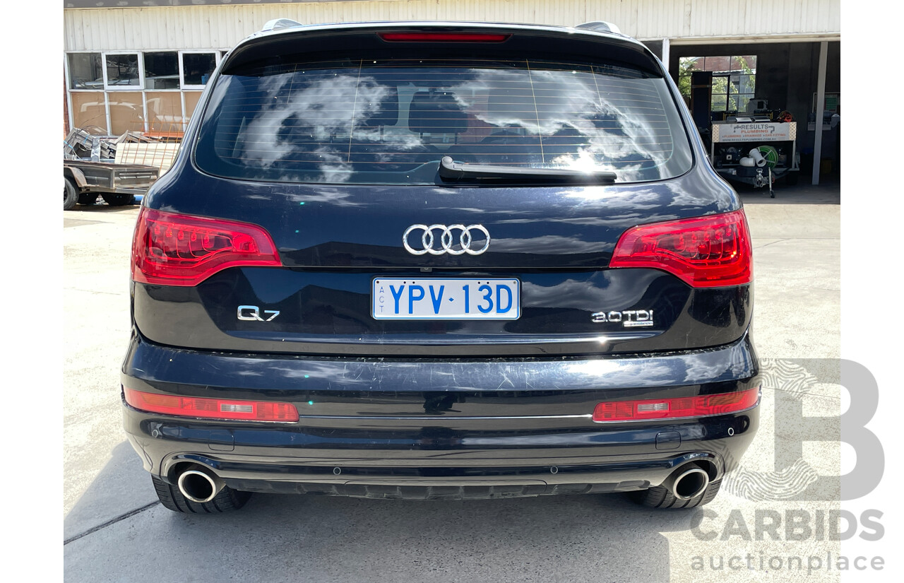 9/2010 Audi Q7 3.0 TDI Quattro MY10 UPGRADE 4d Wagon Black 3.0L