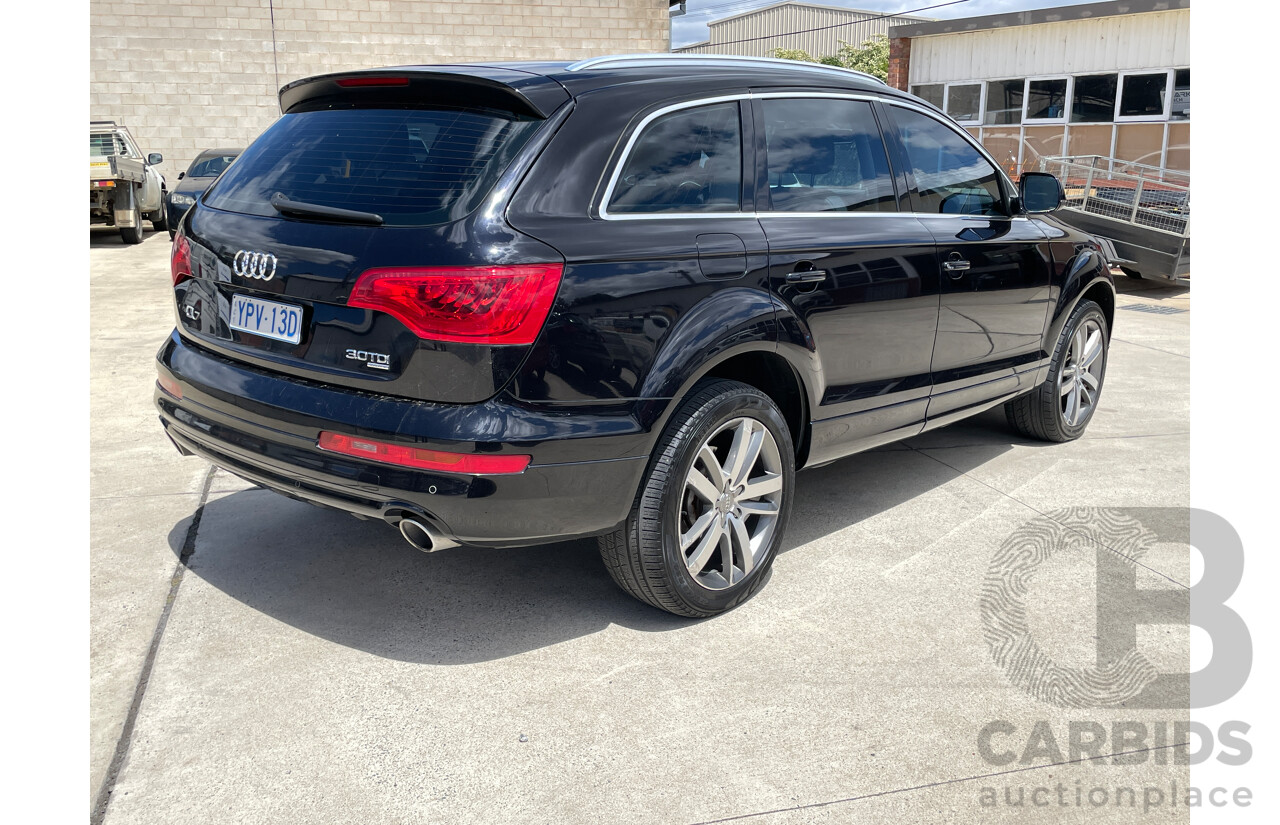 9/2010 Audi Q7 3.0 TDI Quattro MY10 UPGRADE 4d Wagon Black 3.0L