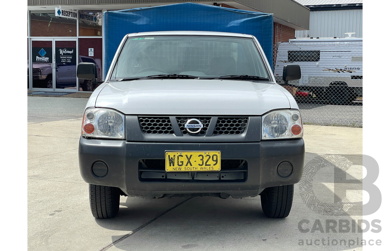 6/2004 Nissan Navara DX (4x2) D22 C/Chas White 2.4L