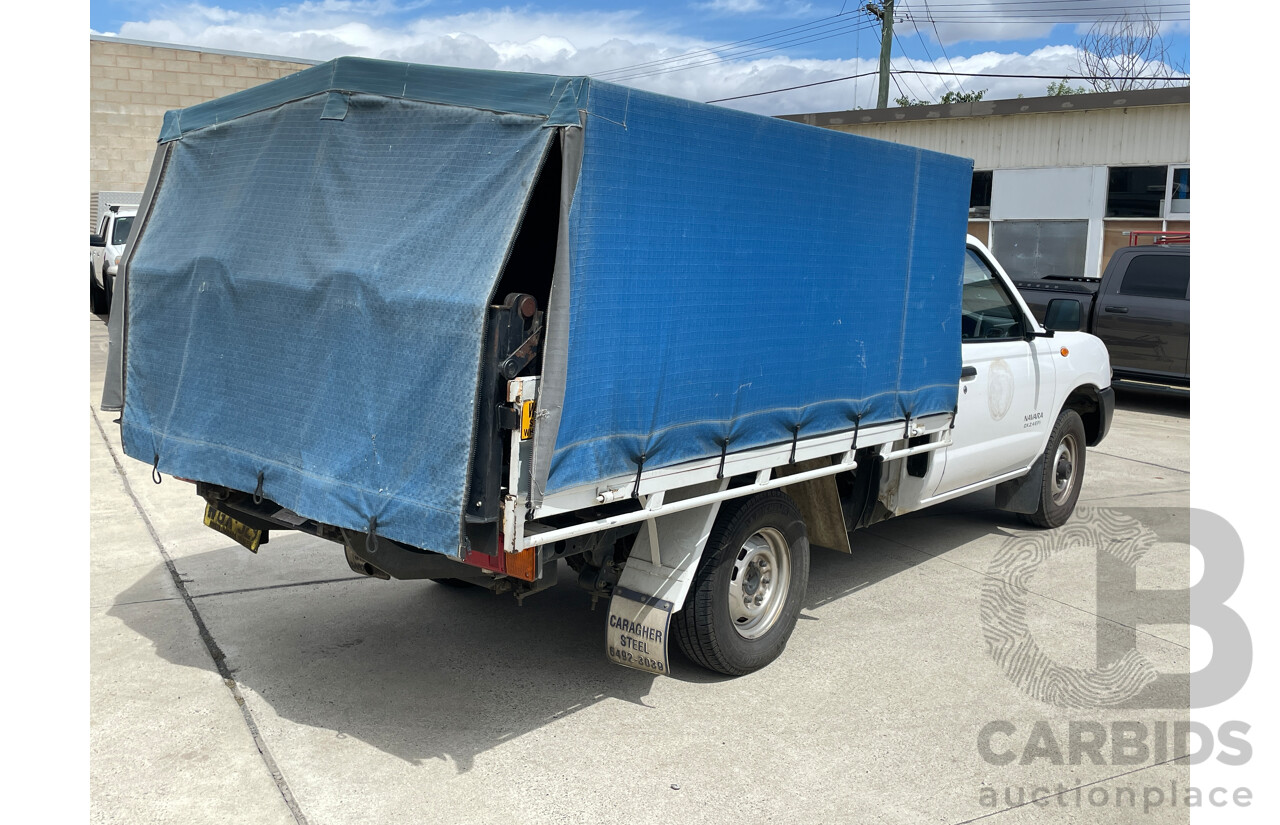 6/2004 Nissan Navara DX (4x2) D22 C/Chas White 2.4L