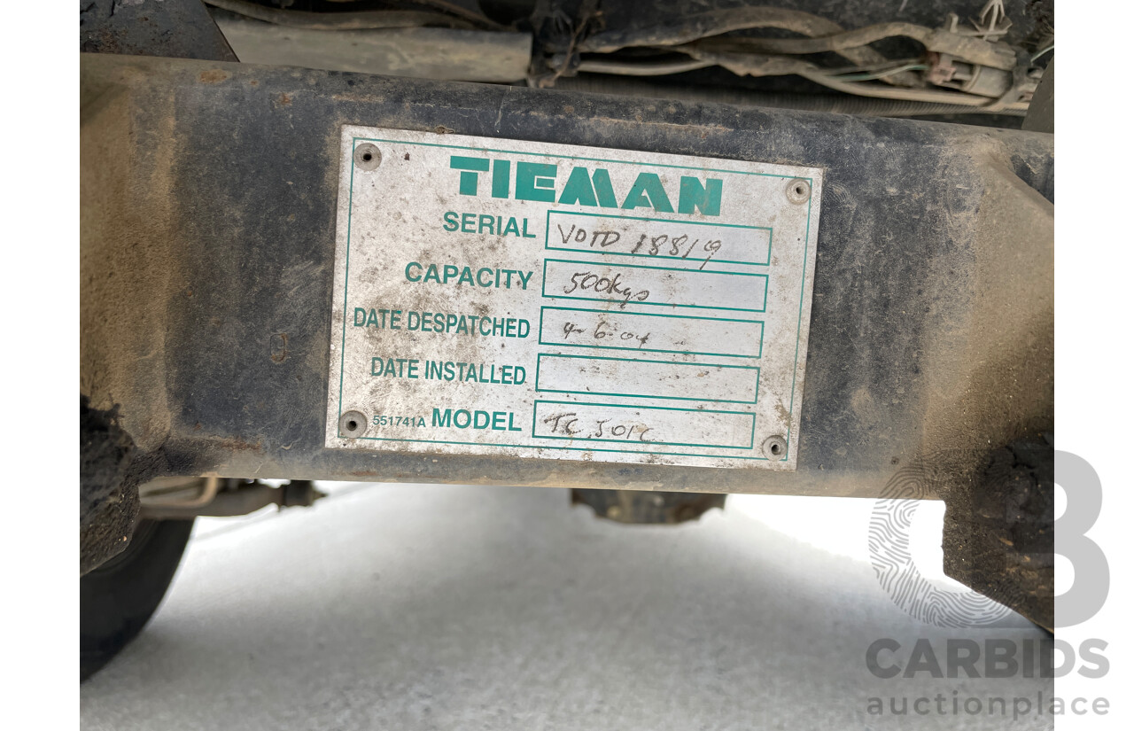6/2004 Nissan Navara DX (4x2) D22 C/Chas White 2.4L