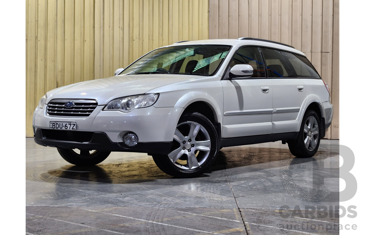 9/2007 Subaru Outback 2.5i MY07 4d Wagon Pearl White 2.5L