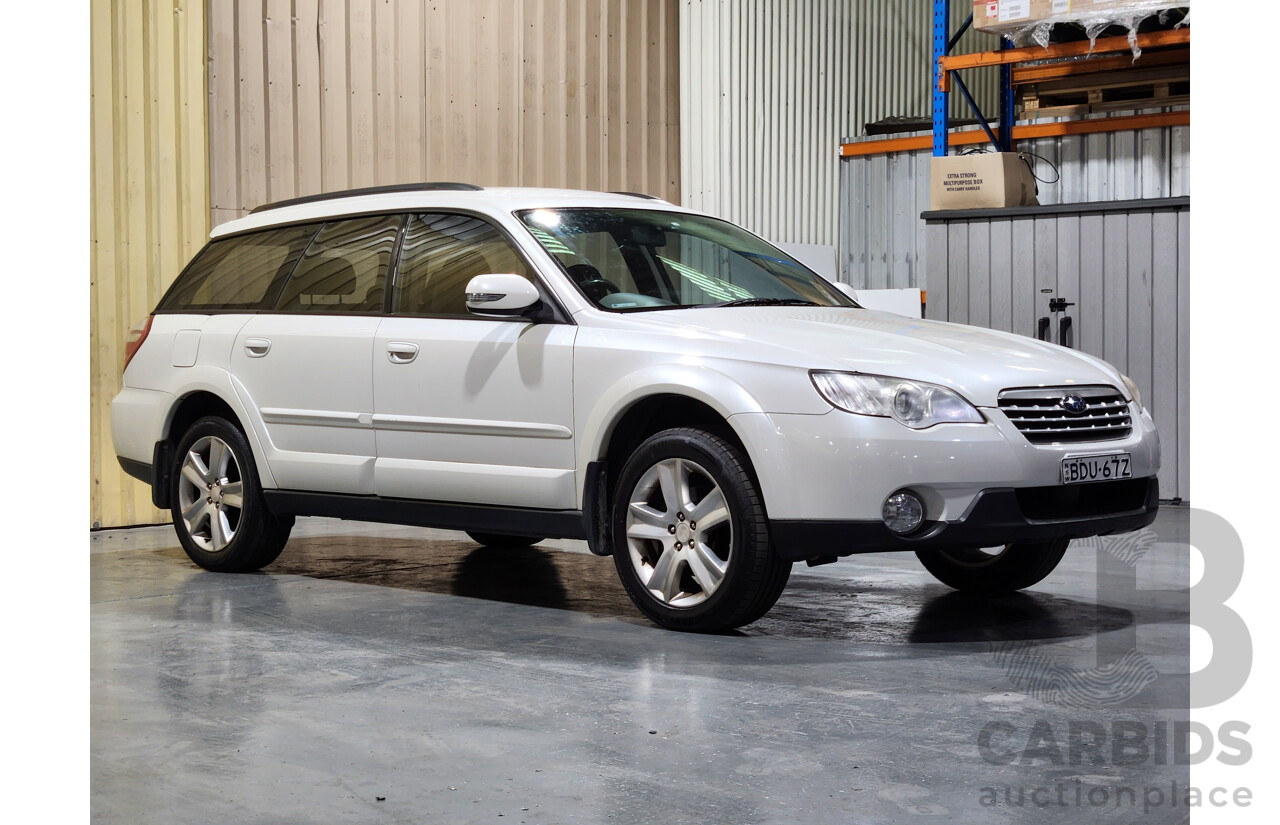 9/2007 Subaru Outback 2.5i MY07 4d Wagon Pearl White 2.5L