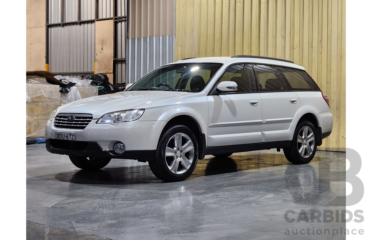 9/2007 Subaru Outback 2.5i MY07 4d Wagon Pearl White 2.5L