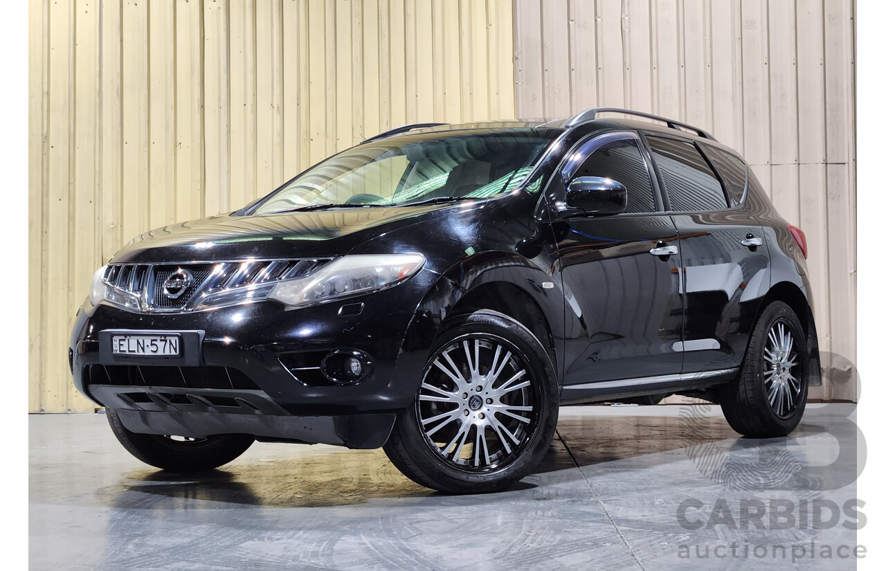 2/2011 Nissan Murano ST Z51 MY10 4d Wagon Black 3.5L