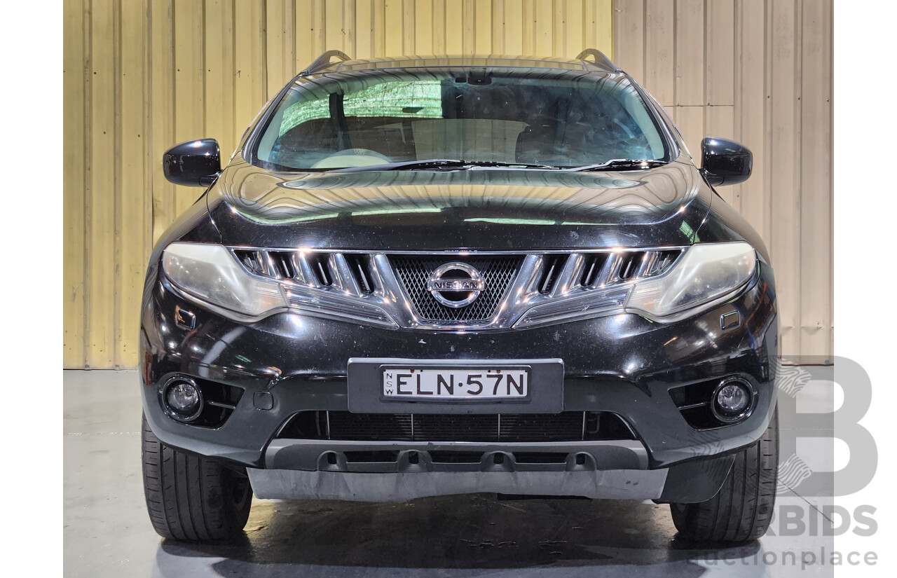 2/2011 Nissan Murano ST Z51 MY10 4d Wagon Black 3.5L