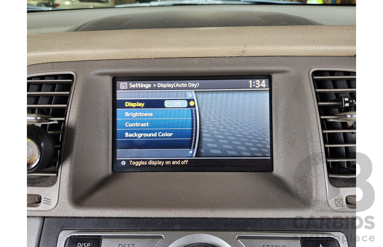 2/2011 Nissan Murano ST Z51 MY10 4d Wagon Black 3.5L