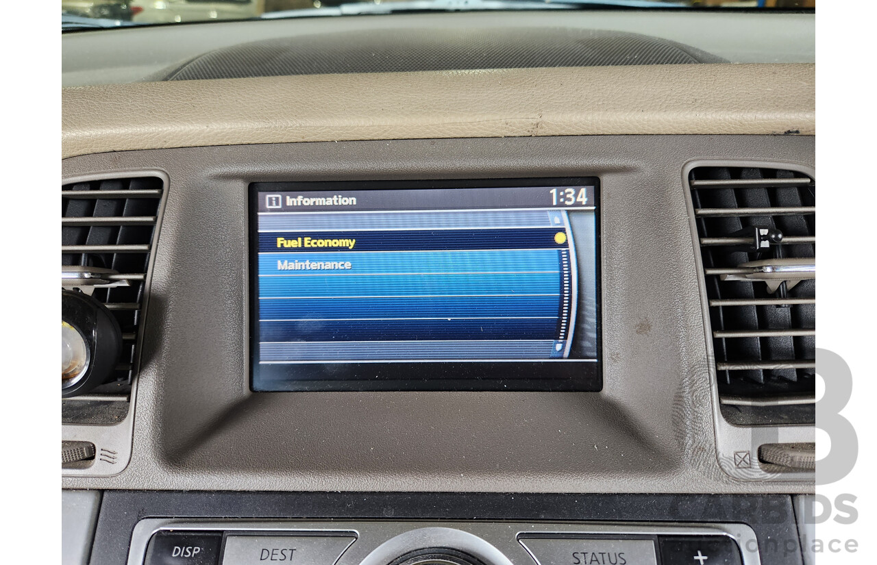 2/2011 Nissan Murano ST Z51 MY10 4d Wagon Black 3.5L