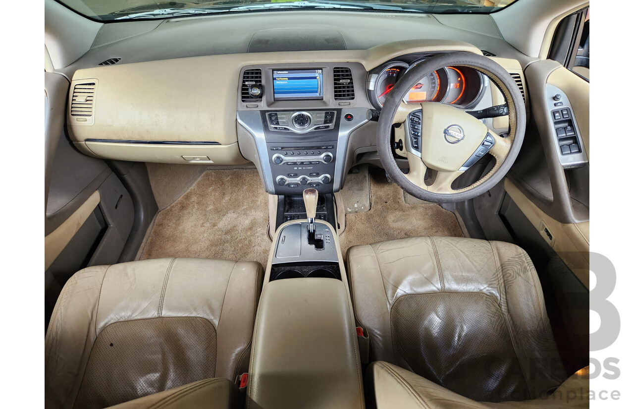 2/2011 Nissan Murano ST Z51 MY10 4d Wagon Black 3.5L