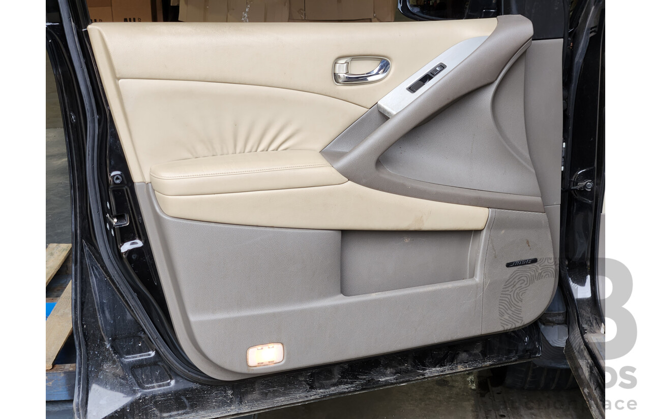 2/2011 Nissan Murano ST Z51 MY10 4d Wagon Black 3.5L