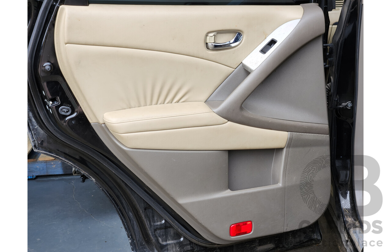 2/2011 Nissan Murano ST Z51 MY10 4d Wagon Black 3.5L