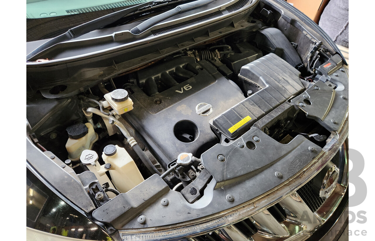 2/2011 Nissan Murano ST Z51 MY10 4d Wagon Black 3.5L