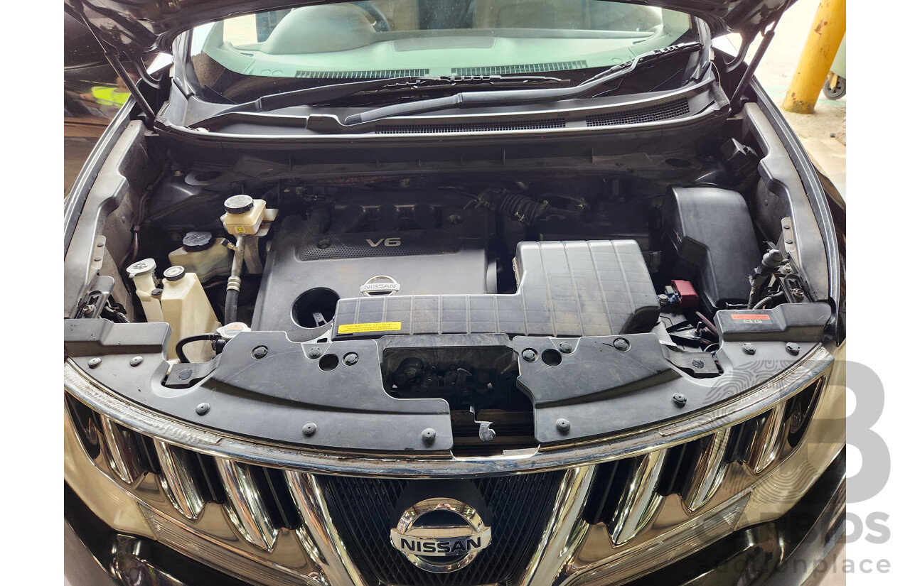 2/2011 Nissan Murano ST Z51 MY10 4d Wagon Black 3.5L