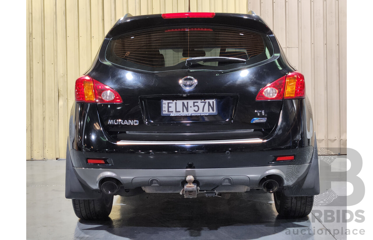2/2011 Nissan Murano ST Z51 MY10 4d Wagon Black 3.5L