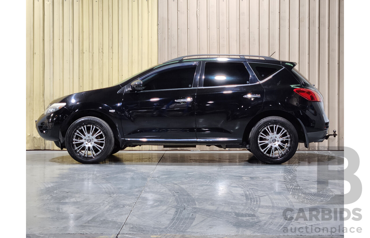 2/2011 Nissan Murano ST Z51 MY10 4d Wagon Black 3.5L