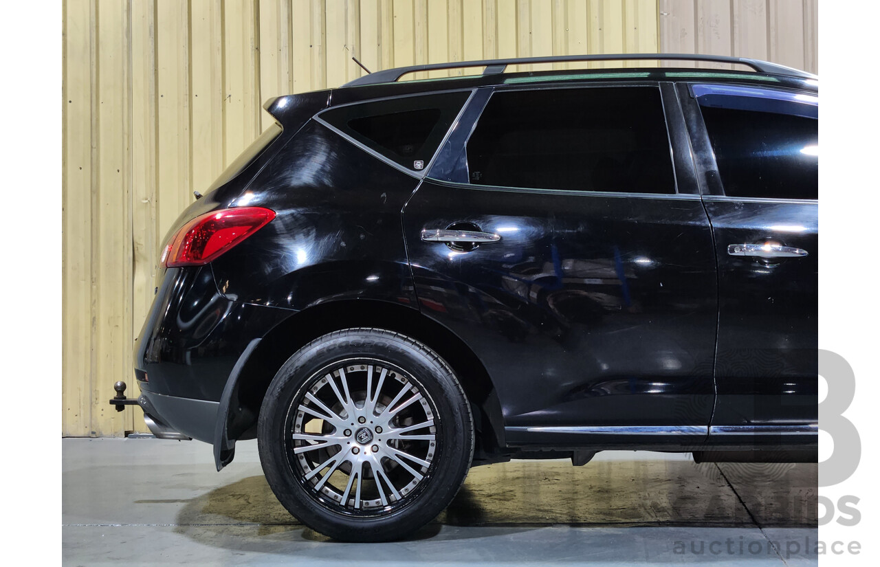 2/2011 Nissan Murano ST Z51 MY10 4d Wagon Black 3.5L