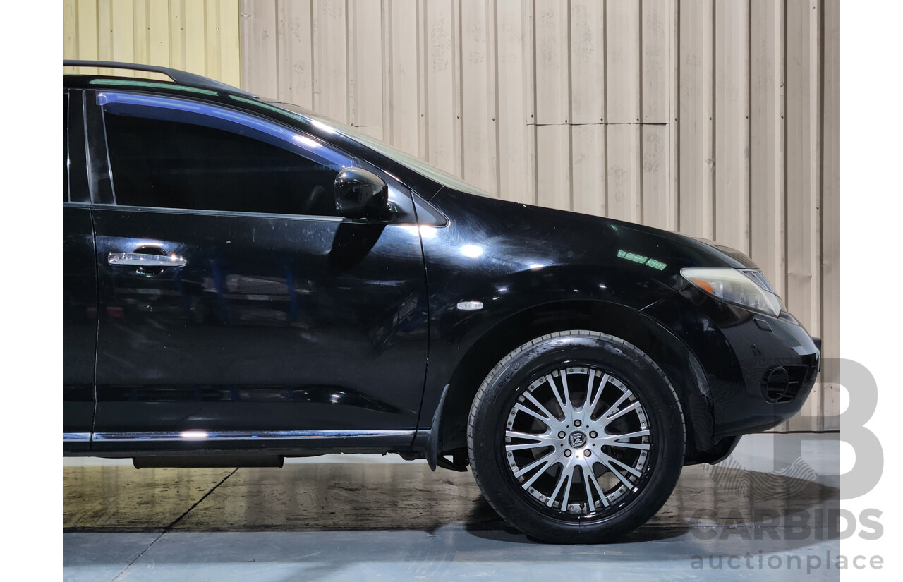 2/2011 Nissan Murano ST Z51 MY10 4d Wagon Black 3.5L