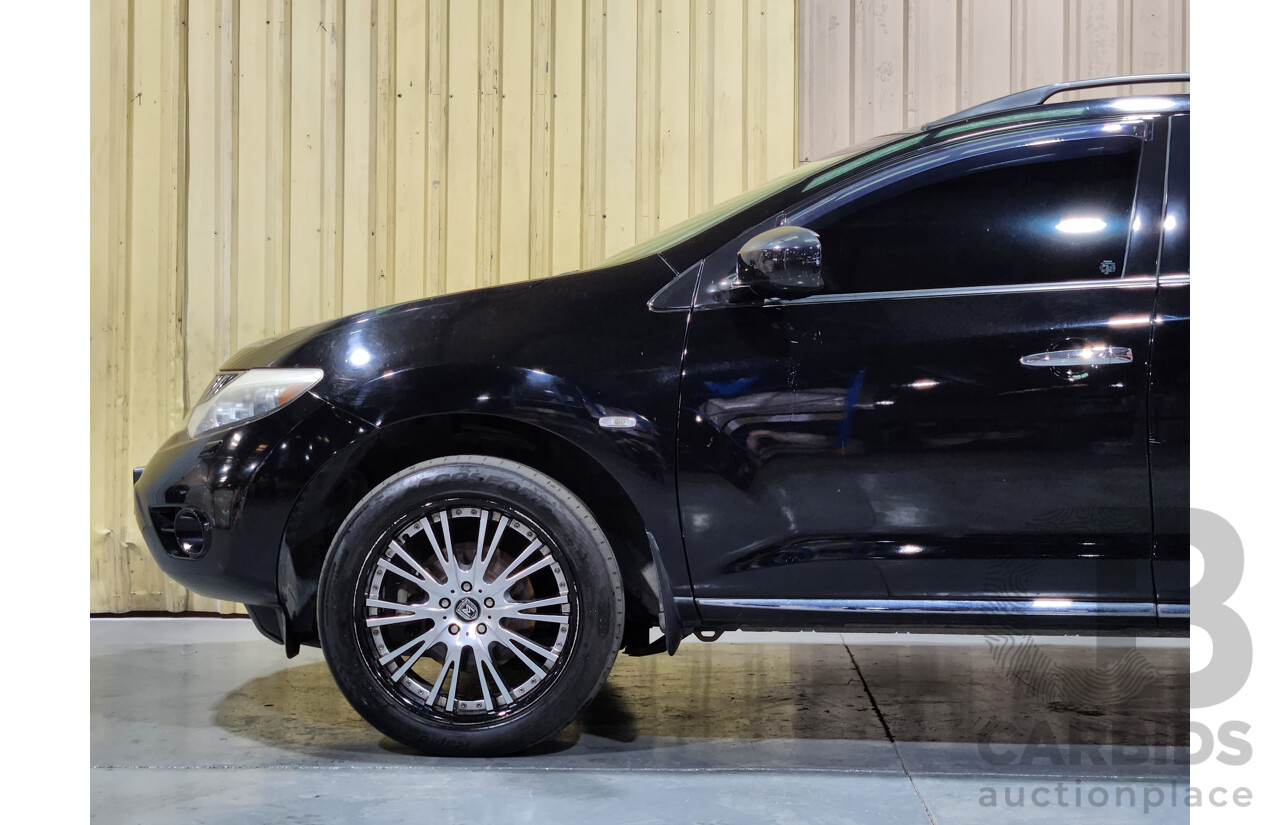 2/2011 Nissan Murano ST Z51 MY10 4d Wagon Black 3.5L