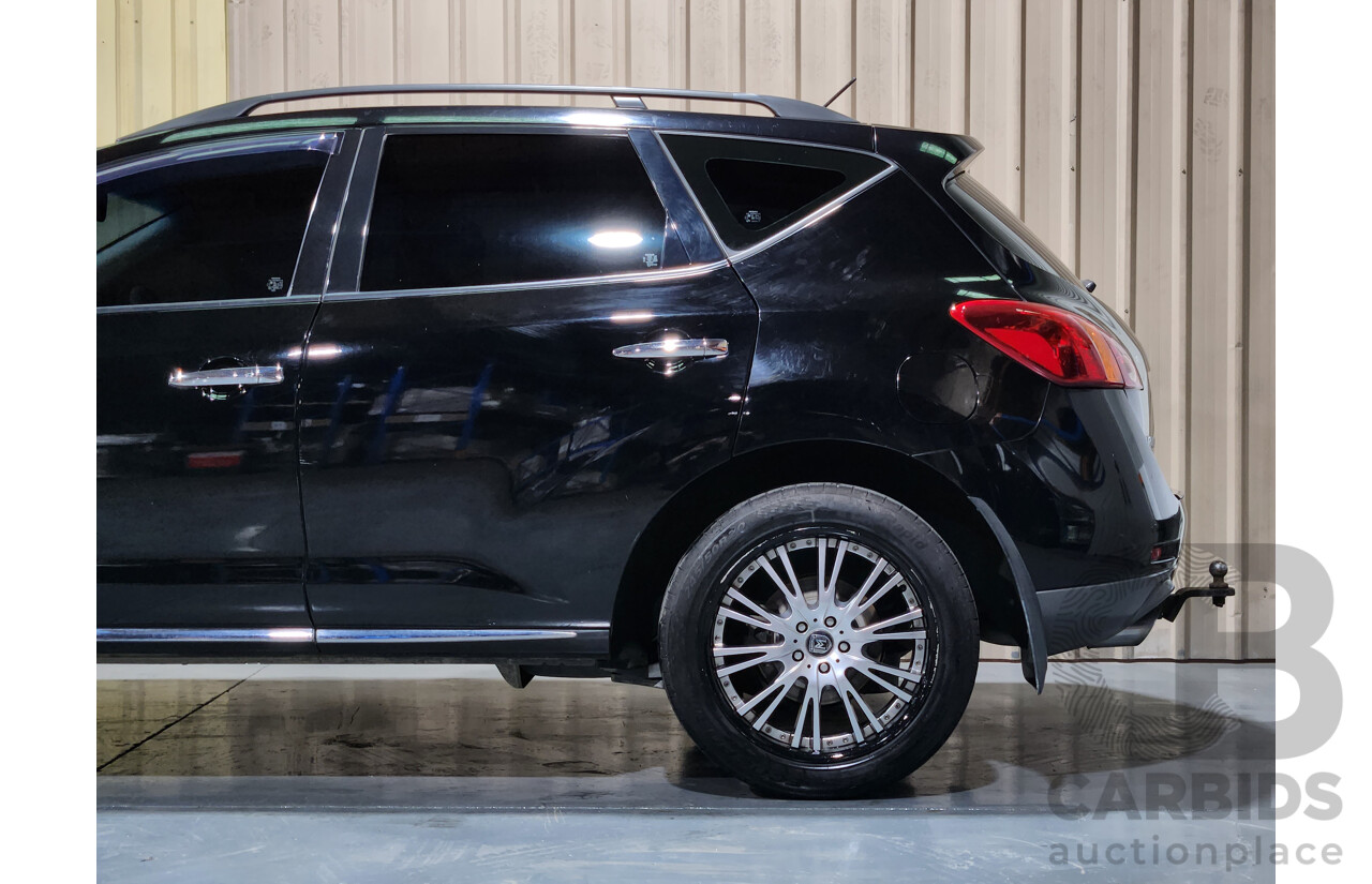 2/2011 Nissan Murano ST Z51 MY10 4d Wagon Black 3.5L