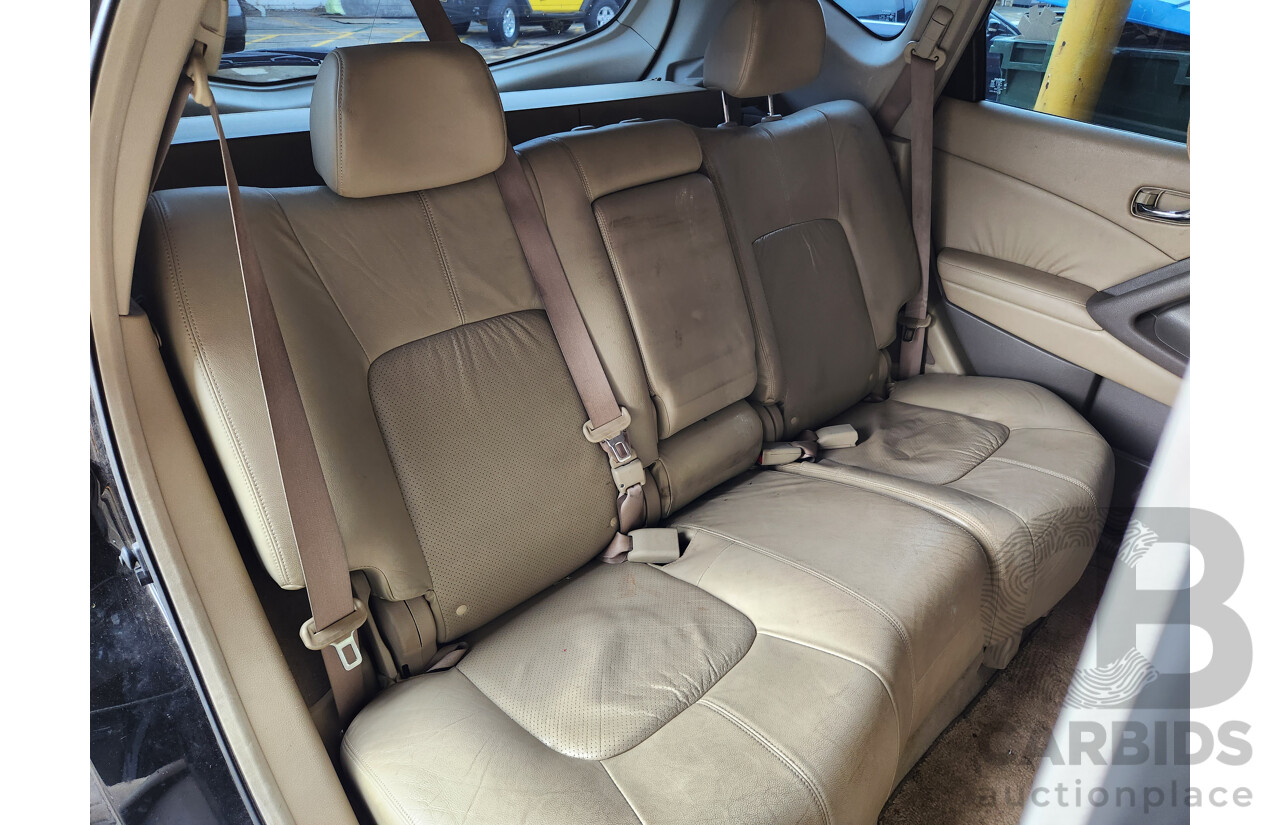 2/2011 Nissan Murano ST Z51 MY10 4d Wagon Black 3.5L