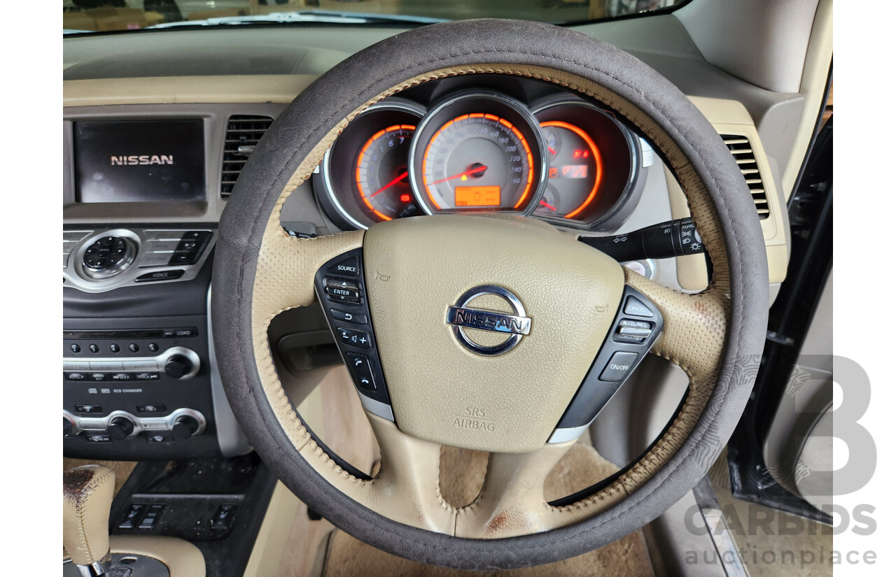 2/2011 Nissan Murano ST Z51 MY10 4d Wagon Black 3.5L