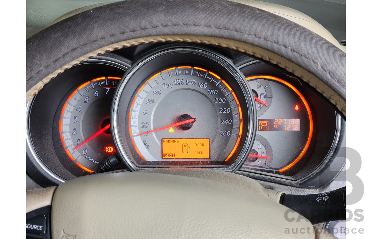 2/2011 Nissan Murano ST Z51 MY10 4d Wagon Black 3.5L