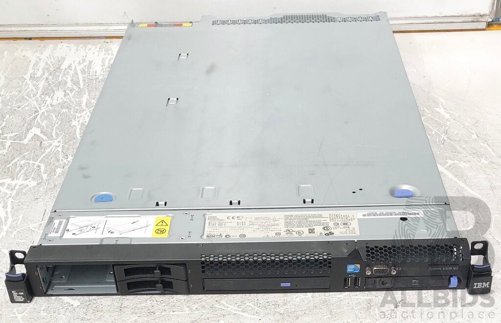IBM System x3550 M3 Intel Xeon (E5620) 2.40GHz-2.66GHz 4-Core CPU 1RU Server