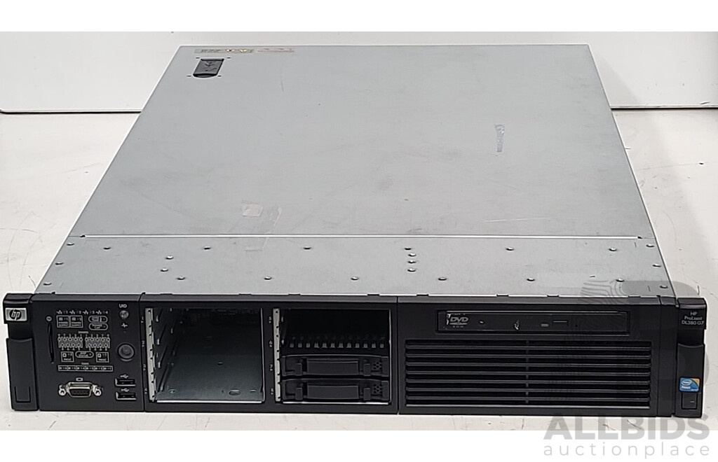HP ProLiant DL380 G7 Dual Intel Xeon (E5630) 2.53GHz-2.8GHz 4-Core CPU 2RU Server