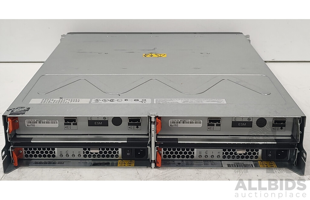 IBM (2U Chassis-1) 12 Bay (1668GB Installed) Hard Drive Array