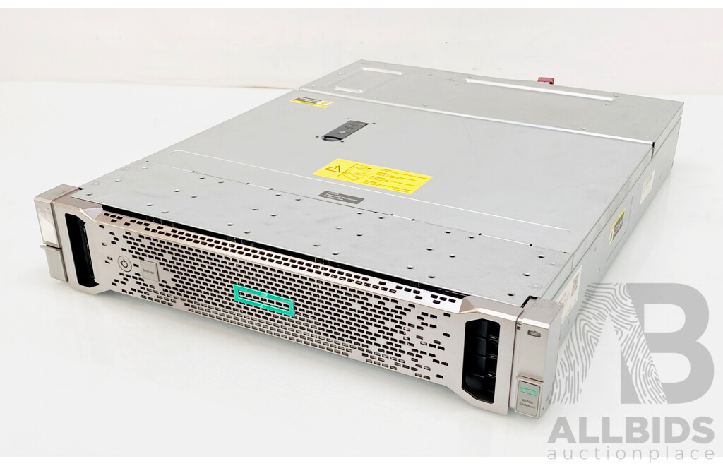HP (3PARB-ST1329) D3700 Enclosure 25 Bay 2RU Storage Array W/ 2 X Controller Modules