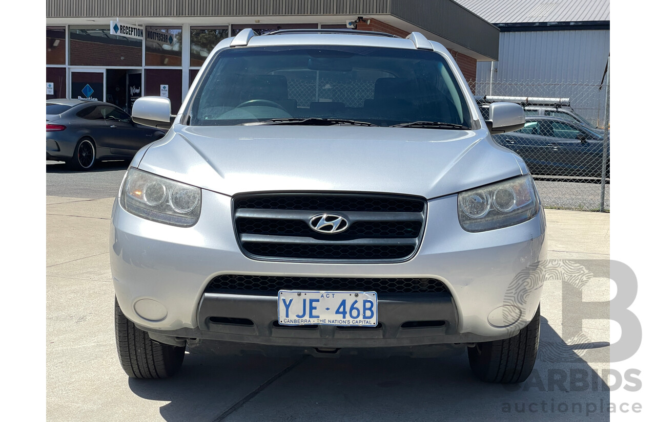 3/2008 Hyundai Santa Fe SX CRDi (4x4) CM MY08 UPGRADE 4d Wagon Silver 2.2L
