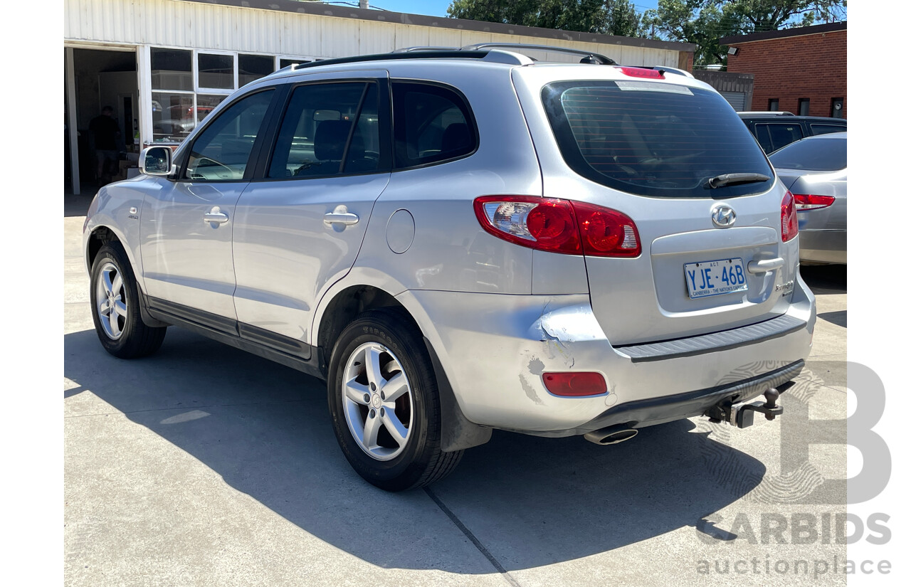 3/2008 Hyundai Santa Fe SX CRDi (4x4) CM MY08 UPGRADE 4d Wagon Silver 2.2L