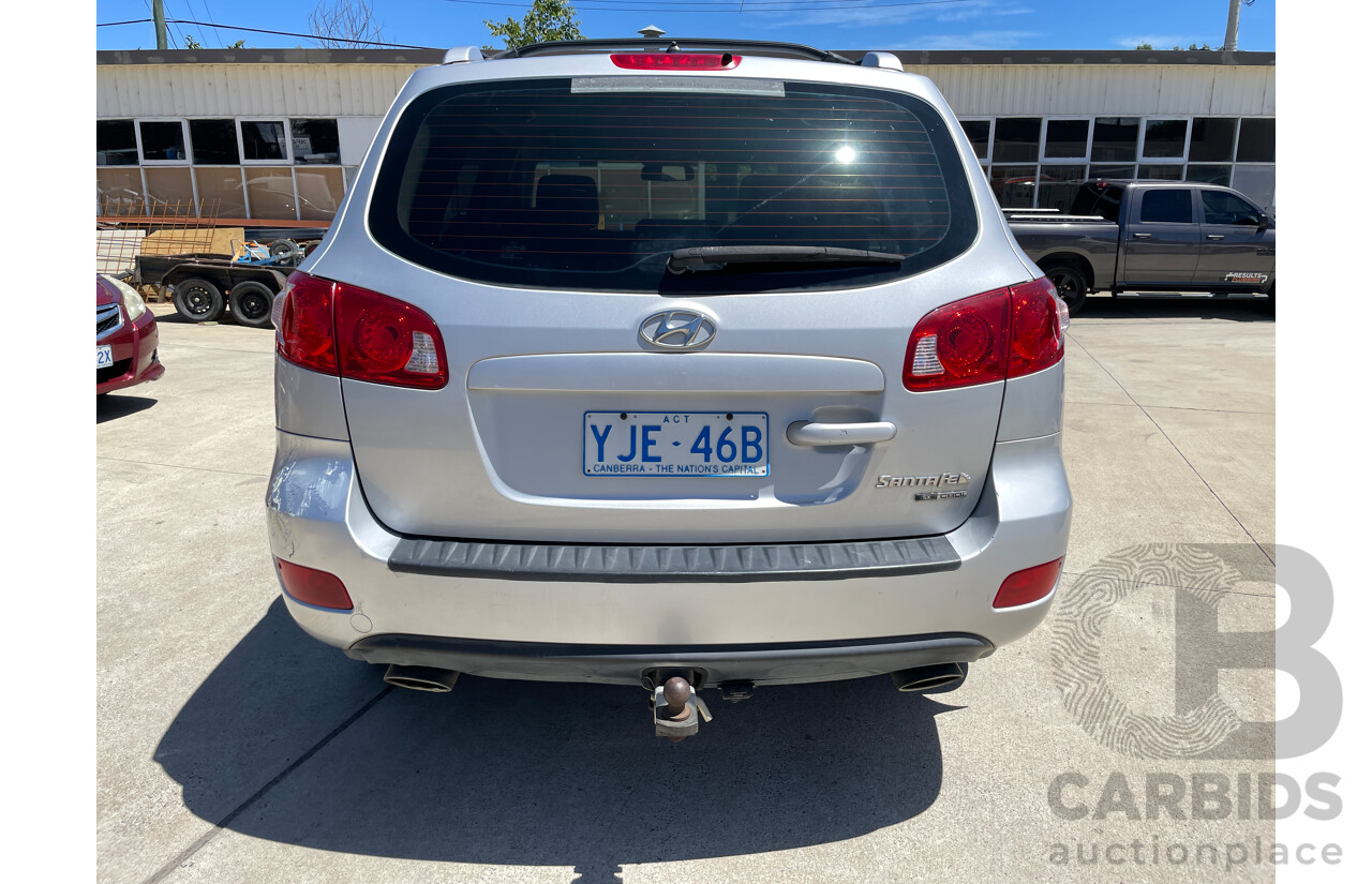 3/2008 Hyundai Santa Fe SX CRDi (4x4) CM MY08 UPGRADE 4d Wagon Silver 2.2L