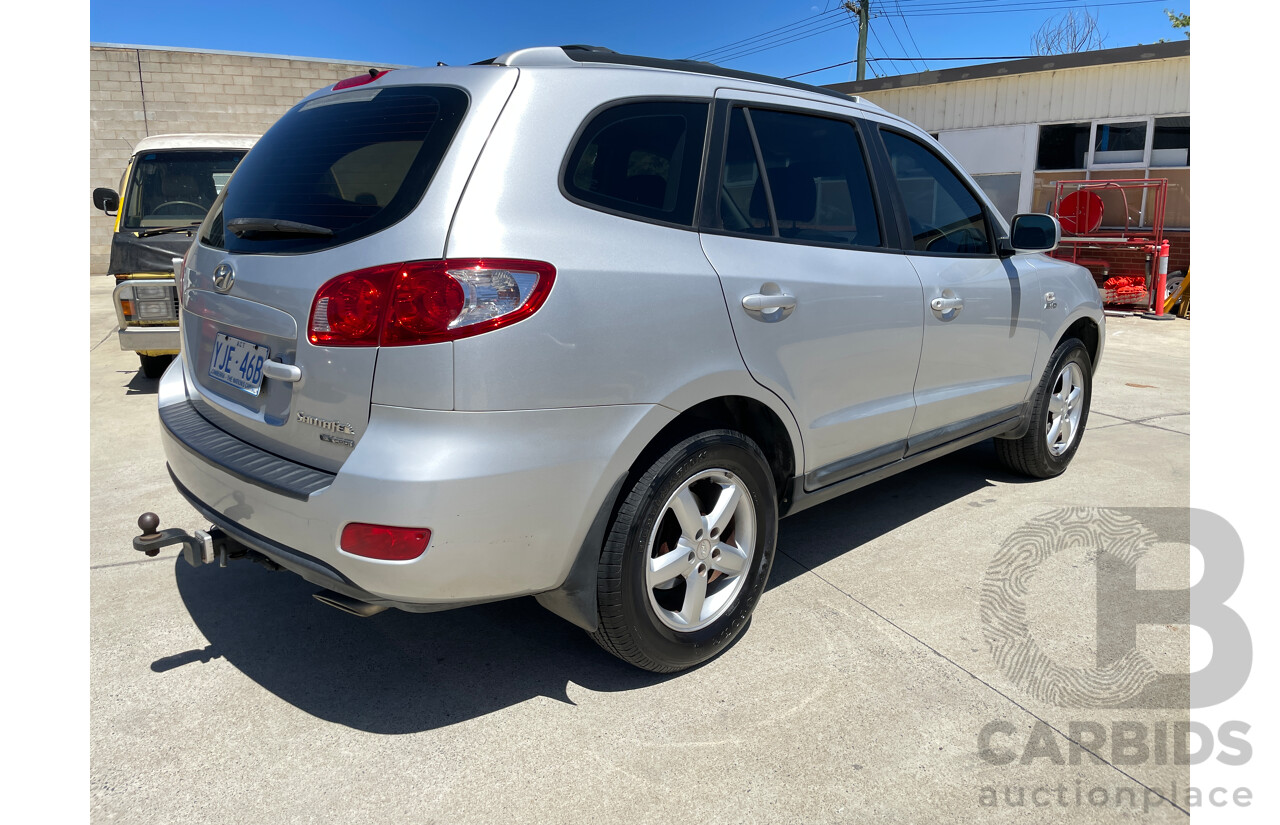 3/2008 Hyundai Santa Fe SX CRDi (4x4) CM MY08 UPGRADE 4d Wagon Silver 2.2L