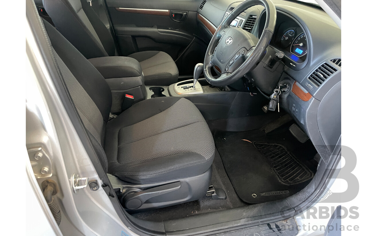 3/2008 Hyundai Santa Fe SX CRDi (4x4) CM MY08 UPGRADE 4d Wagon Silver 2.2L